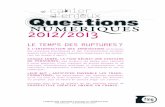 Question numériques 2012-2013