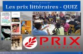 Prix Carbet des lycéens 2017 - Les prix littéraires