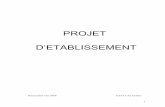 PROJET D’ETABLISSEMENT - · PDF fileLe présent projet d’établissement concerne l’Etablissement et Service d’Aide par le Travail (ESAT) de la Cité jardins de Suresnes, 23