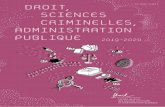 DROIT, SCIENCES CRIMINELLES, ADMINISTRATION PUBLIQUE · PDF file délivrée par les Universités de Lausanne (Faculté de droit, des sciences criminelles et d’administration publique;