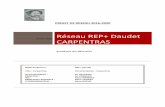 Réseau REP+ Daudet - Académie d'Aix- ... Projet de réseau 2016-2020 REP+ Daudet Page 1 SOMMAIRE A. Cartographie du réseau 1. Structure du réseau a. Comité de pilotage restreint