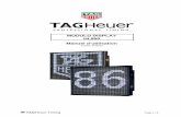 MODULO DISPLAY HL950 Manuel d’ · PDF file TAGHeuer Timing Page 2 / 8 1. Généralité La nouvelle ligne d'affichage MODULO HL950 développée par TAG Heuer Professional Timing représente