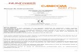 Manual de instrucciones - collar- Canicom 500  · PDF file Manual de instrucciones del CANICOM 500 PRO 3/12 Primera puesta en servicio Colocar la pila en el collar CANICOM Desenrosque