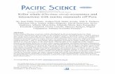 Killer whale (Orcinus orca) occurrence and interactions with marine mammals · PDF file 2018-12-05 · Introduction Killer whales (Orcinus orca) are the most widely distributed marine