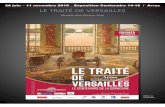 LE TRAITÉ DE VERSAILLES - · PDF file Le partenariat entre la ville d'Arras, la région Hauts-de-France et le château de Versailles propose cette année une exposition du Traité