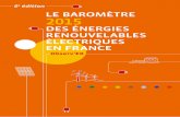 6e édition LE BAROMÈTRE 2015 - Actu-Environnement · PDF file Le Baromètre 2015 des énergies renouvelables électriques en France LES FILIÈRES RENOUVELABLES LES FILIÈRES RENOUVELABLES.
